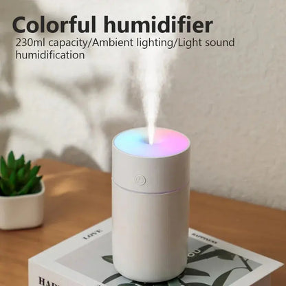 Wireless Portable Air Humidifier USB Rechargeable  Home Car Mini Aroma Diffuser Colorful Essential Oil humidificador Hommart