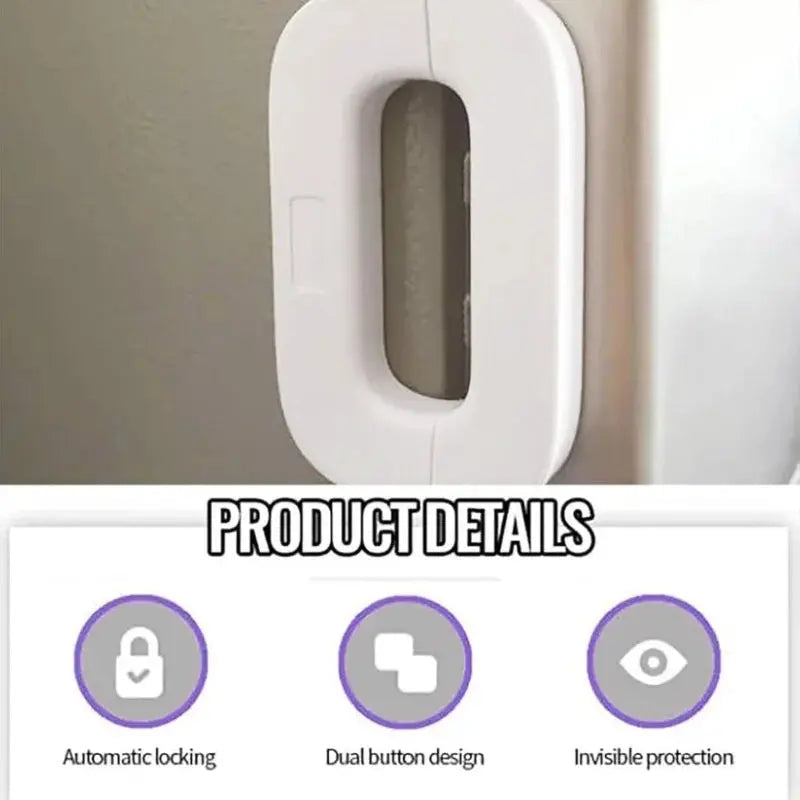 Refrigerator Lock Freezer Door Lock Toddler Children's Cabinet Safety Hommart