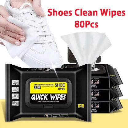 Disposable Shoe Wipes Portable Shoe Cleaners Travel Sneaker Wet Wipes Hommart