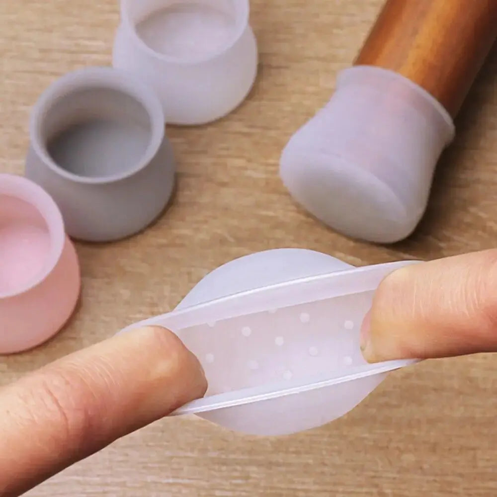 Universal Silicone Chair Leg Protectors Chair Floor Silicon Noise-Reducing Protectors Leg Hommart