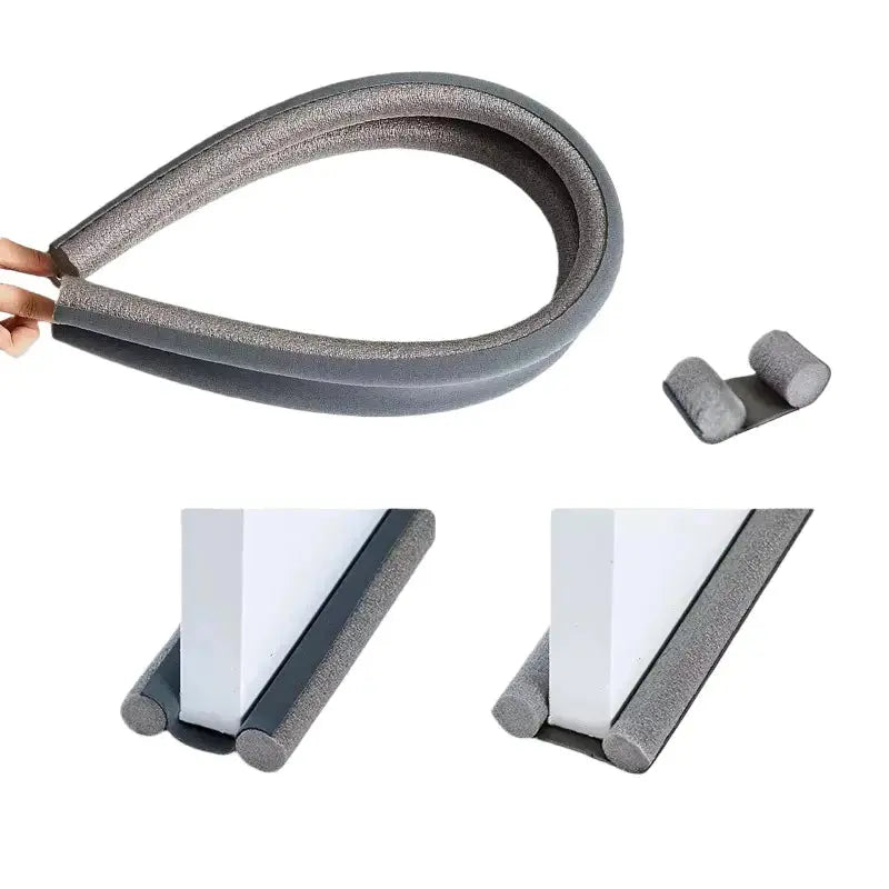 Flexible Door Bottom Sealing Strip Stopper Door Weatherstrip Guard Wind Dust Blocker Sealer Hommart