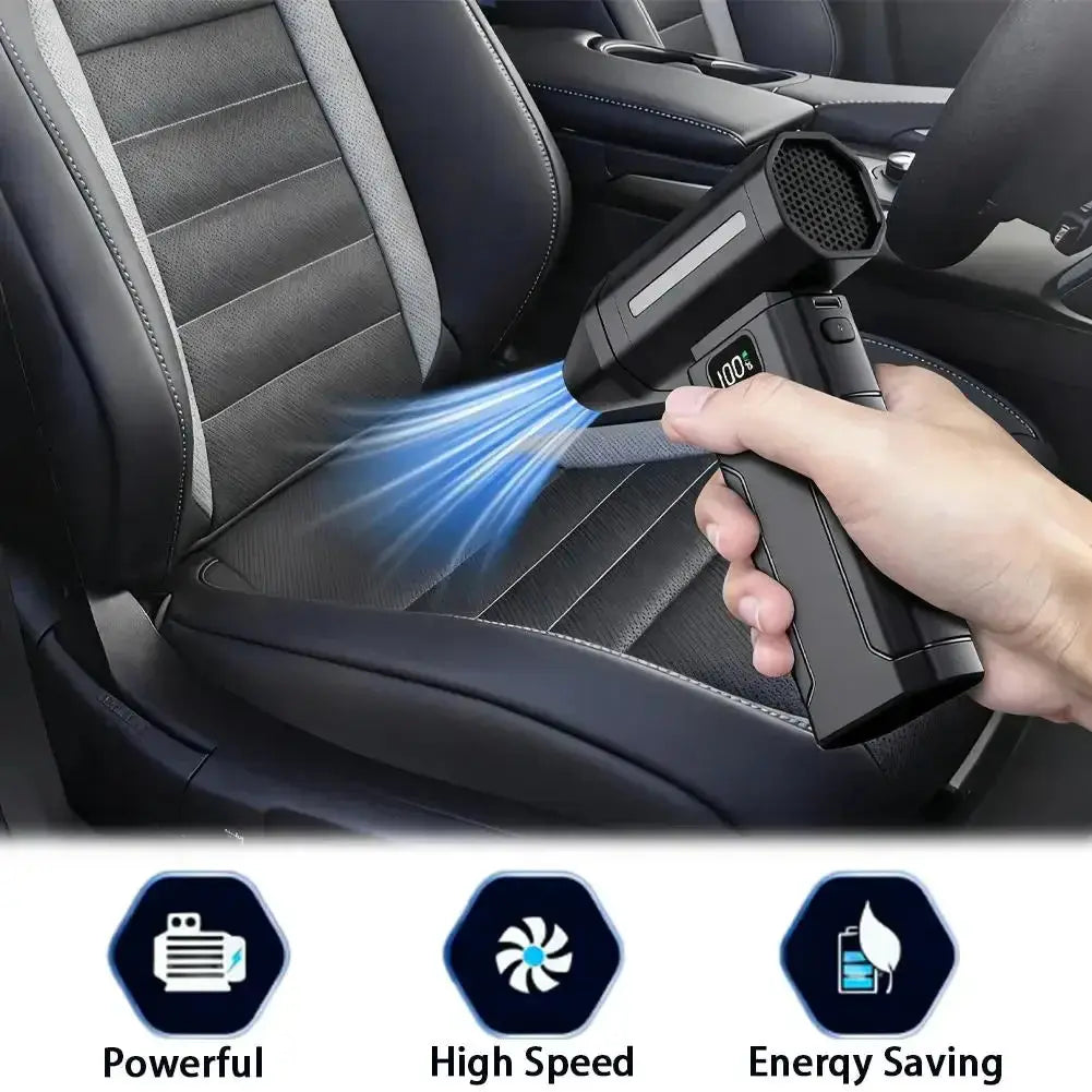 X8 Brushless Turbo Jet Fan Blower 150000RPM Powerful Electric Air Blower Vacuum Dust Cleaner Hommart