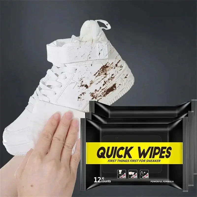 Disposable Shoe Wipes Portable Shoe Cleaners Travel Sneaker Wet Wipes Hommart
