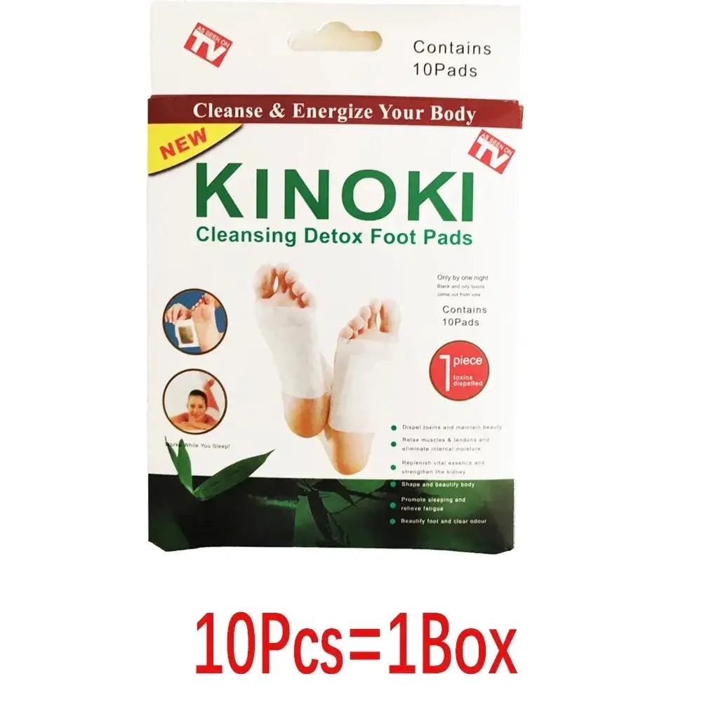 Kinoki Cleansing Detox Leg Healthy Herbal Pads 10pcs Hommart