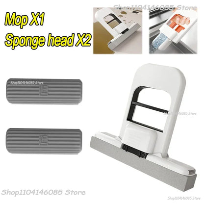 Mini Sponge Mop Hand-free Wash Mops Mini Portable Super Absorbent Mop