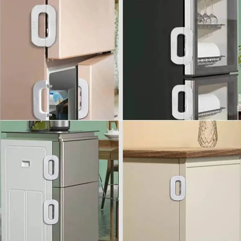 Refrigerator Lock Freezer Door Lock Toddler Children's Cabinet Safety Hommart