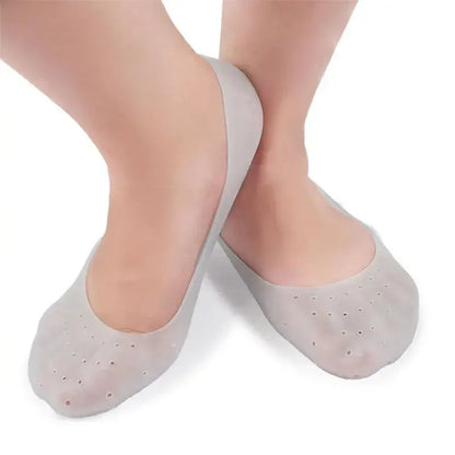 2Pcs Silicone Gel Insole Socks Foot Care Protector Hommart