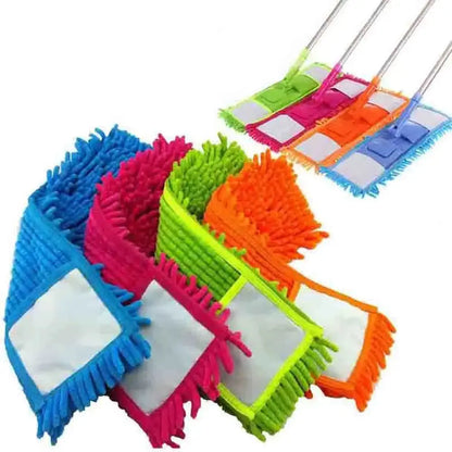 Replaceable Flat Mop Replacement Cloth Floor Cleaner Mop Head Microfiber Dust Cleaning Pad Hommart