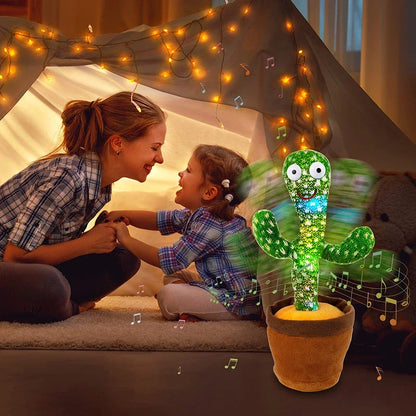 Dancing Cactus Song Speaker Talking Usb Battery Voice