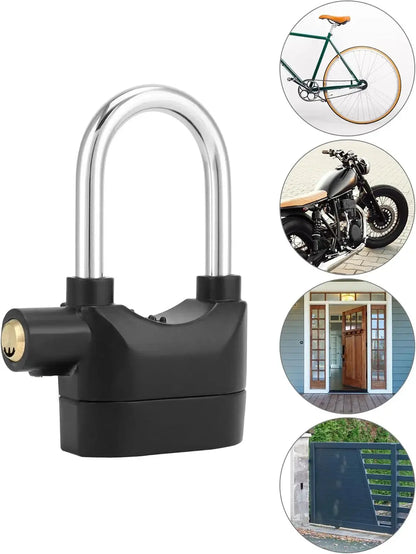 Alarm Lock, Universal 110db Alarm Padlock Hommart