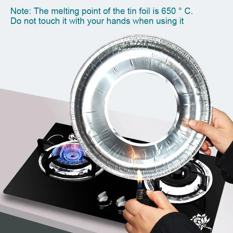 Thickened Aluminum Foil Covers Gas Stove Oil Proof Pad Protector Cover Proof Hommart