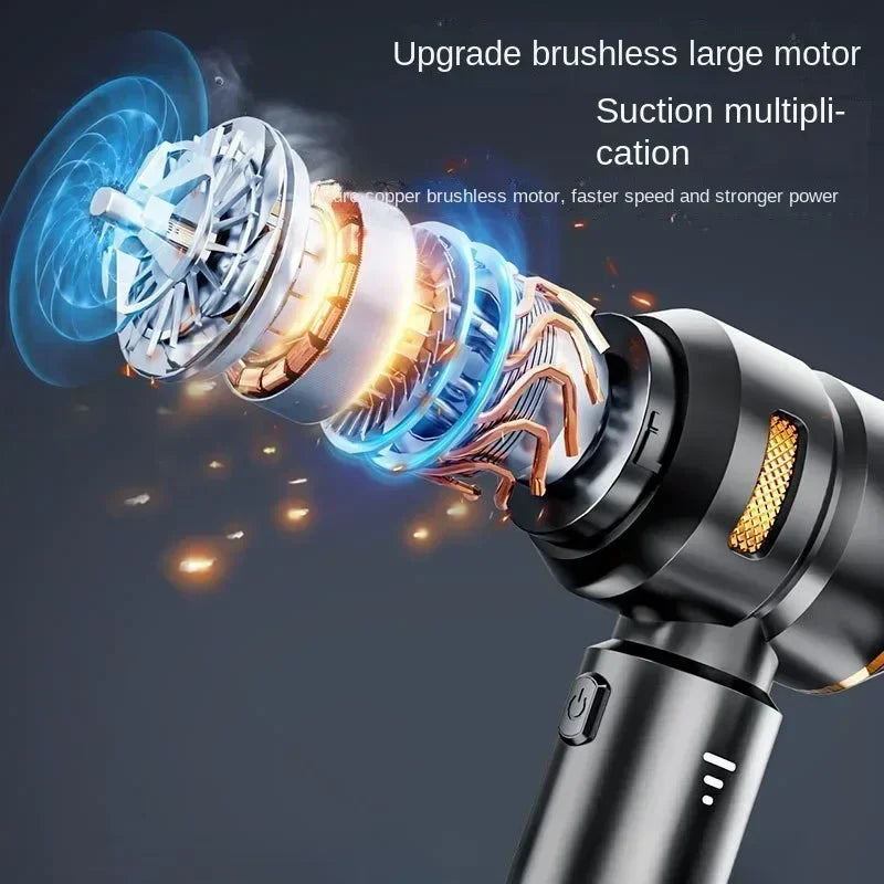 Car Vacuum Cleaner High Power Portable Handheld Wireless Brushless