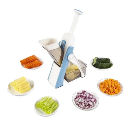 5 In 1 Vegetable Cutter Strip Cutter Adjustable Thickness Multi-Function Vegetable Cutter Safe Kitchen Accessories Gadget Hommart