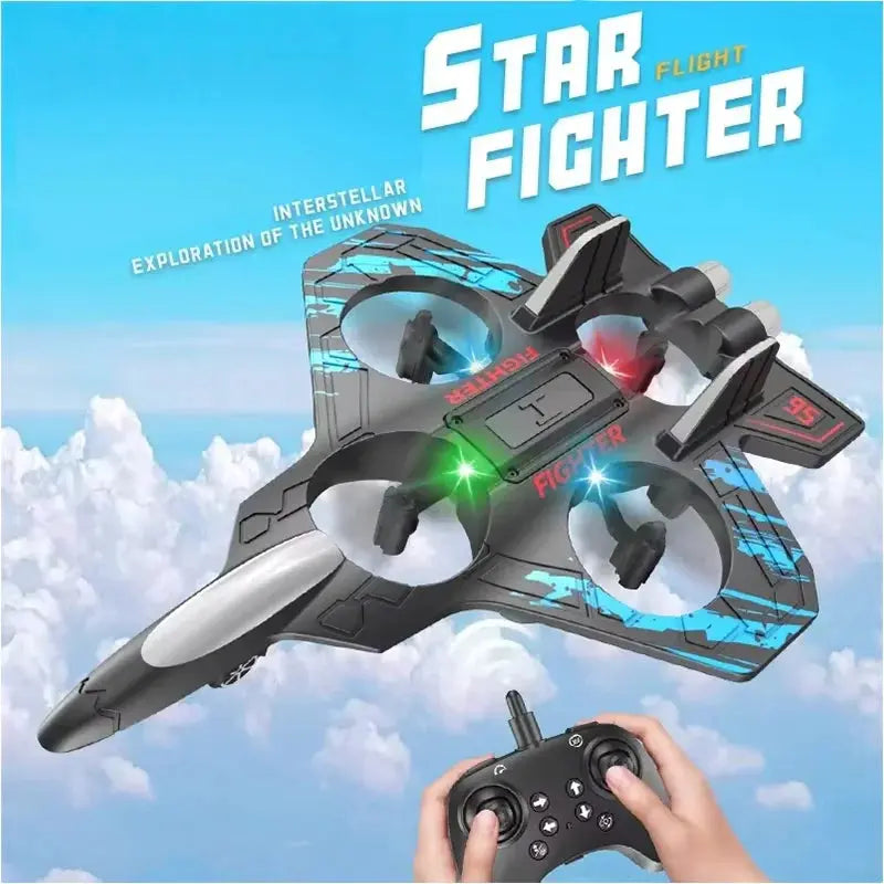 Remote Control Foam Fighter Glider Helicopter Hommart