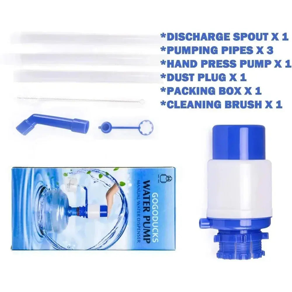 Manual Water Dispenser, Healthy Hydration, Adjustable Bucket Pump, Suitable Hommart