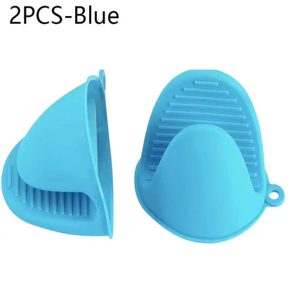 2PCS Oven Mitts Silicone Oven Glove Heat Resistant Pinch Mitts Anti Scalding Non Slip Gloves Hommart
