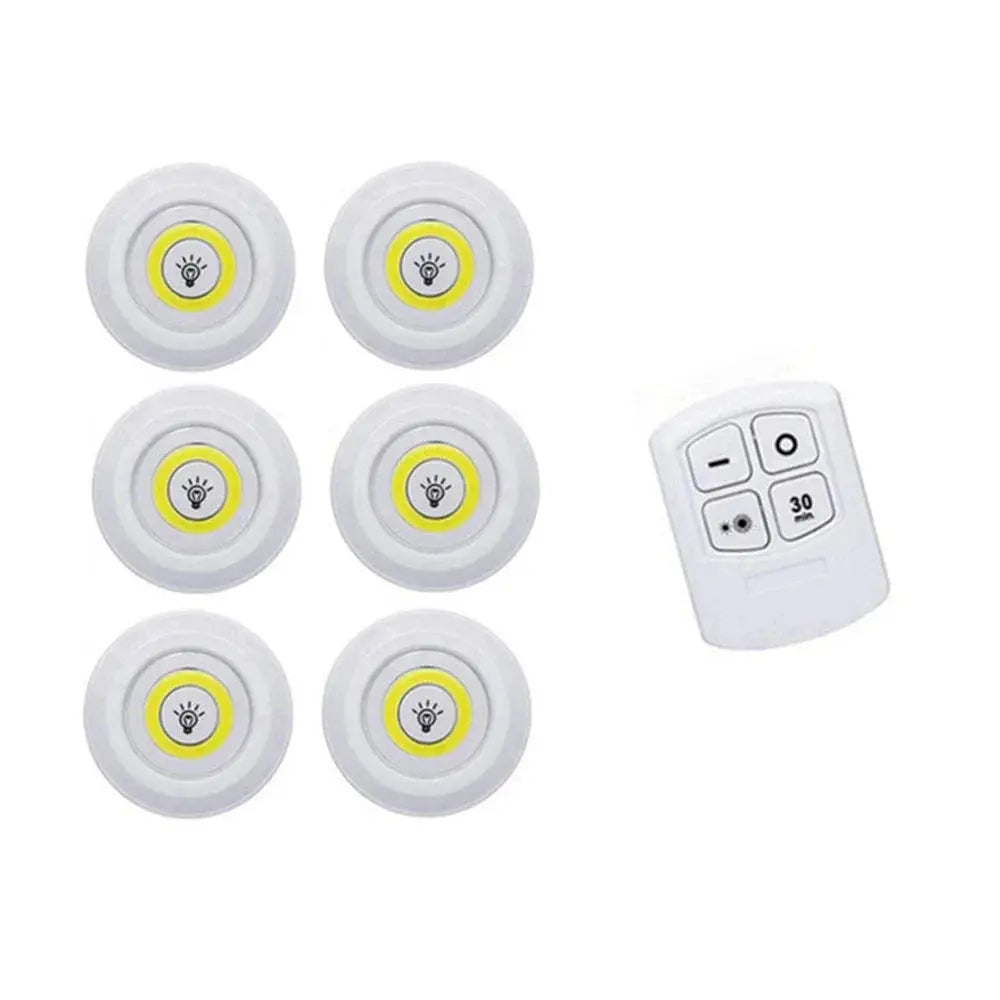 Dimmable LED Under Cabinet Light with Remote Control Battery Operated LED Closets Lights Wardrobe Bathroom lighting Hommart