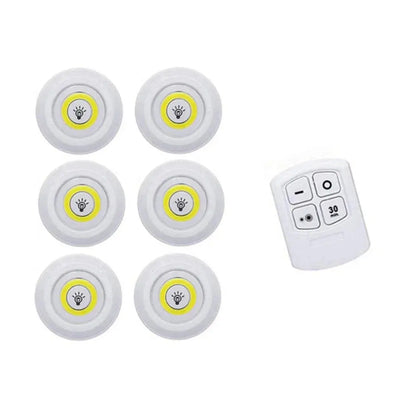 Dimmable LED Under Cabinet Light with Remote Control Battery Operated LED Closets Lights Wardrobe Bathroom lighting Hommart