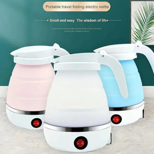 Silicone Foldable/Portable Mini Kettle(With Box Packing) Mix Random Color Homemart
