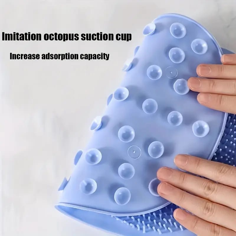 Wash Feet Bathroom Exfoliating Shower Massage Bathing Non-slip Bath Mat Back Brush Foot Wash Body Cleaning Bathing Tool