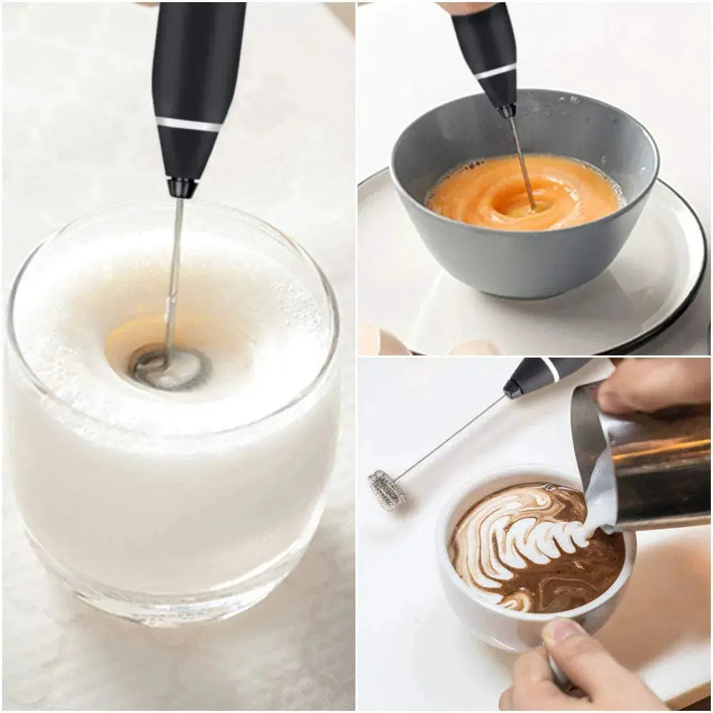 2 In 1 Coffee Egg Beater Rechargeable Homemart