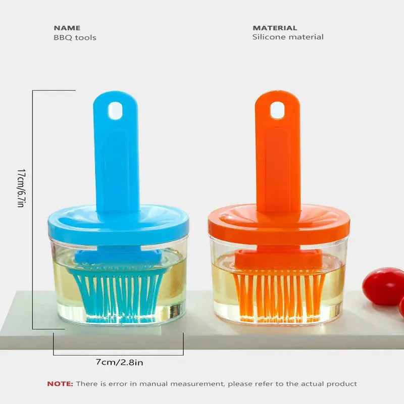Oil Bottle With Silicone Brush Hommart