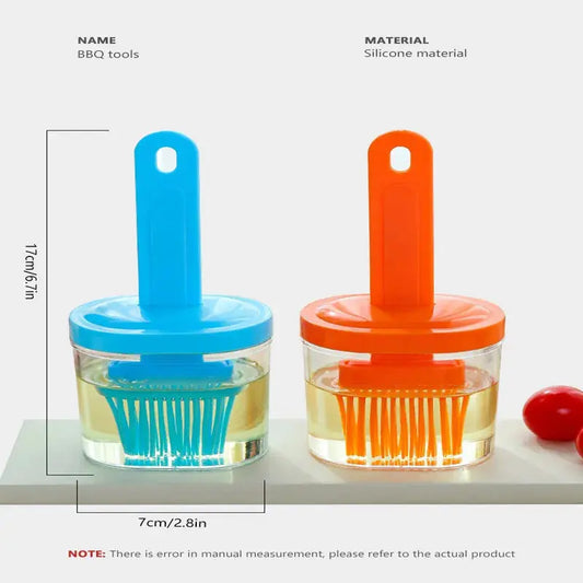 Oil Bottle With Silicone Brush Hommart