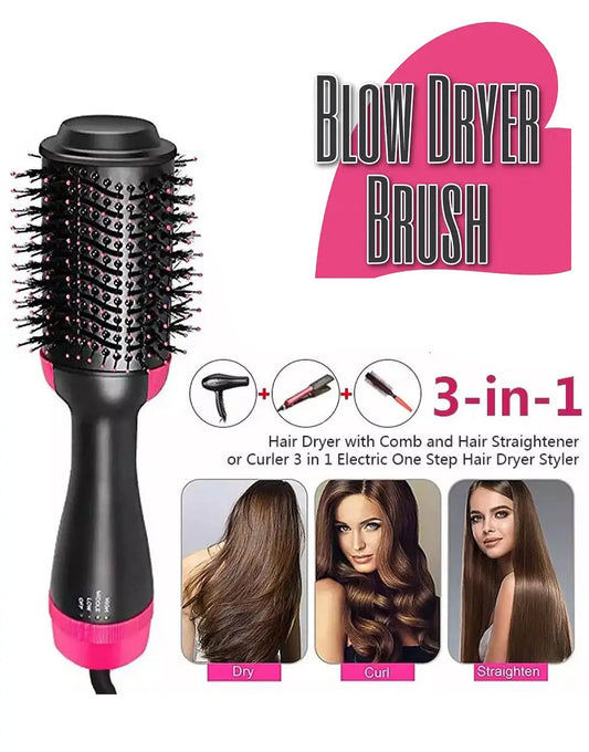 One Step Hot Air Brush Dryer & Straightener