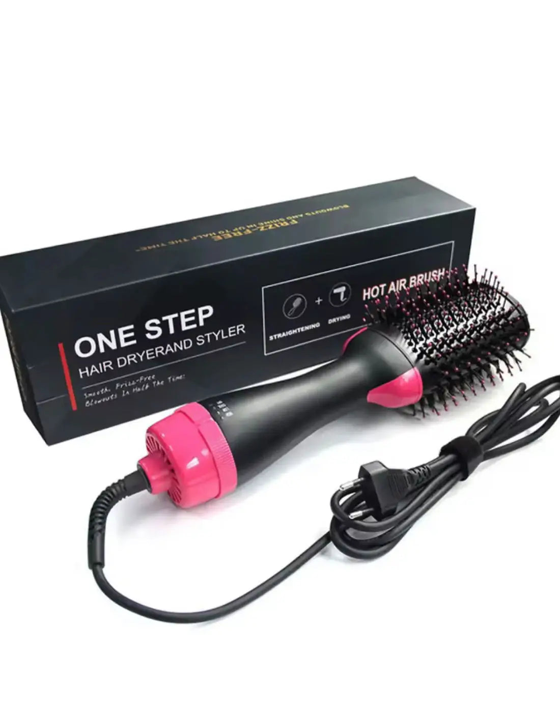 One Step Hot Air Brush Dryer & Straightener