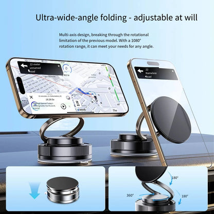 Foldable Mobile Phone Holder - Vacuum Suction Cup Holder - 360° Rotation & Magnetic Grip Wholesale rate